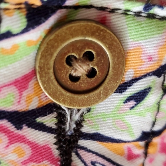 Kim Roger's black pink & green paisley short NWT size 12 - Picture 4 of 12